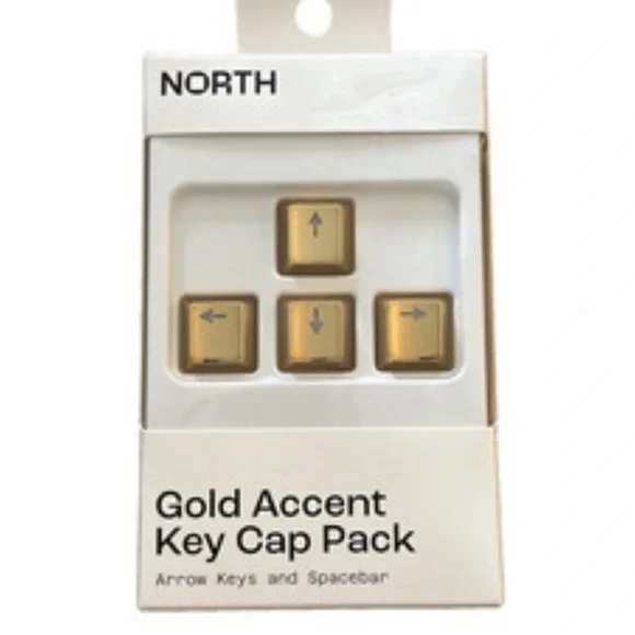 North Gold Accent Key Cap Pack‎ Arrow Keys Spacebar Mechanical Keyboard