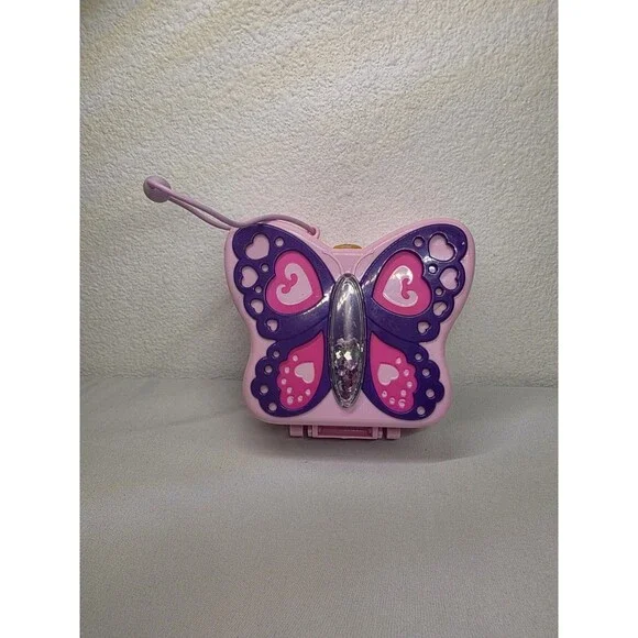 Polly Pocket Backyard Butterfly Compact, Outdoor Theme Kids Toy Collectable
