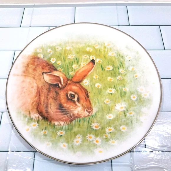 Pottery Barn Bunny Plate 8 Inch