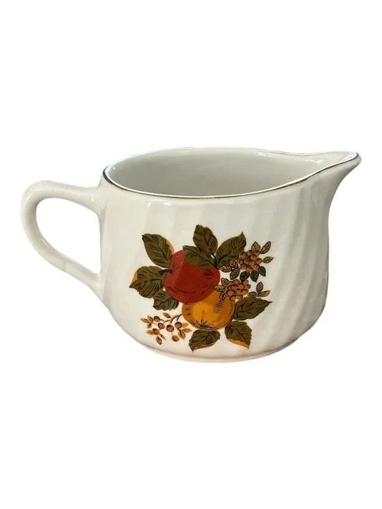 Enoch Wedgwood English Harvest Creamer Pitcher Vintage England Ironstone 5.5