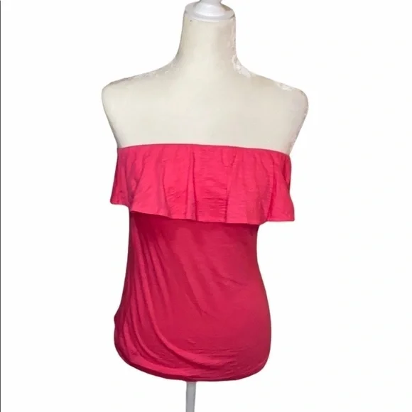 Lilly Pulitzer pink ruffled Top