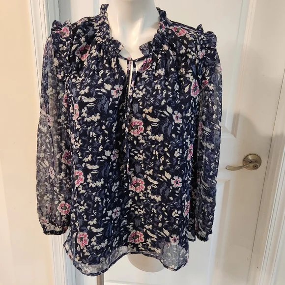 Vineyard Vines Large Floral Blouse