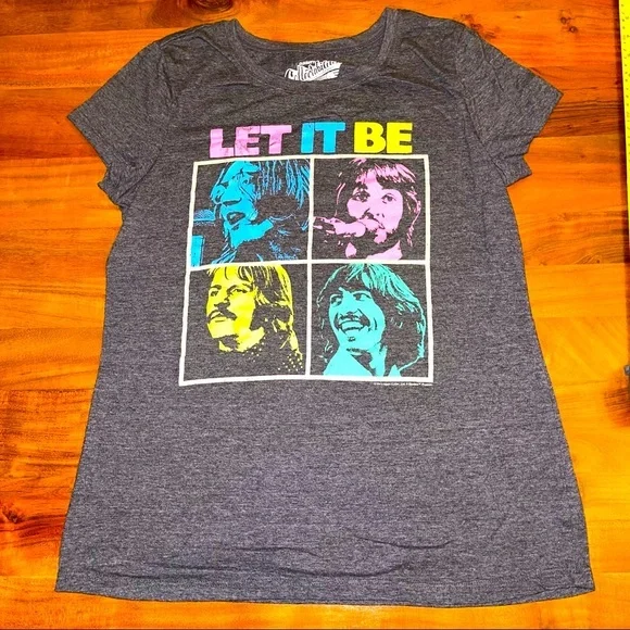 Let It Be Beatles t-shirt size large