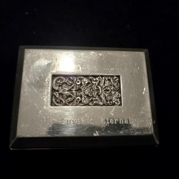 Royal Selanger Pewter Trinket Box Approx. 3
