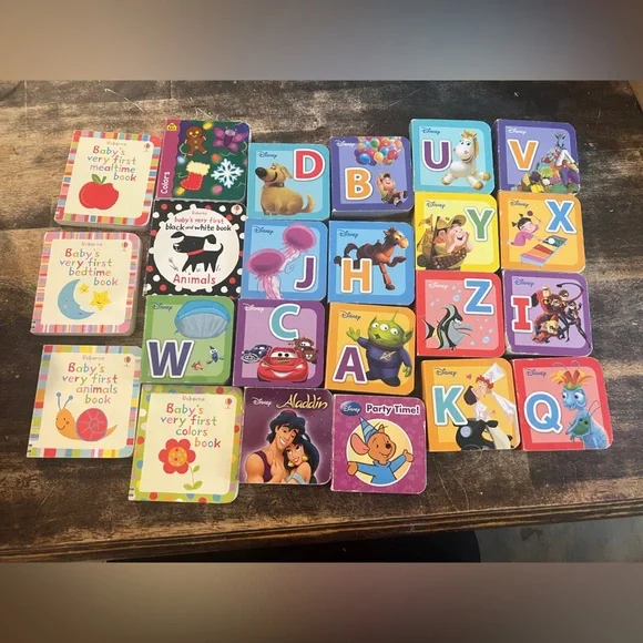 Small Board Books Lot 35 Disney Usborne