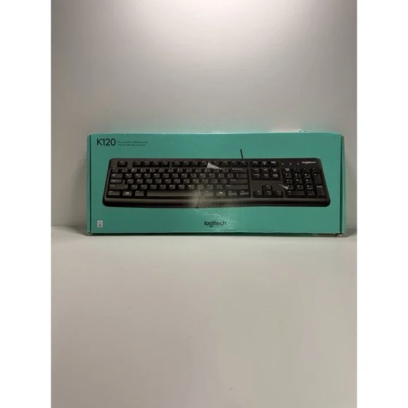 Logitech K120 USB Wired Keyboard – Used, Tested, Great Condition. (A2)