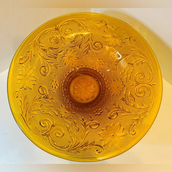 Vtg Indiana Glass for Tiara Exclusives Amber 