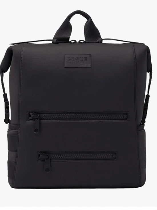 Dagne Dover indi neoprene black diaper bag
