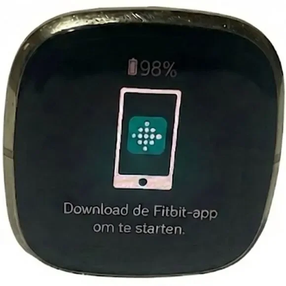 Fitbit Sense Smartwatch Soft Gold Stainless Steel GPS Heart Rate Monitor Watch