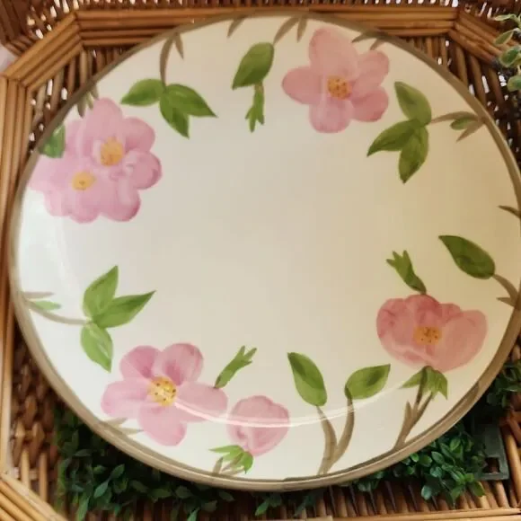 Vintage 90's Franciscan Desert Rose Chop Plate Platter Made In England