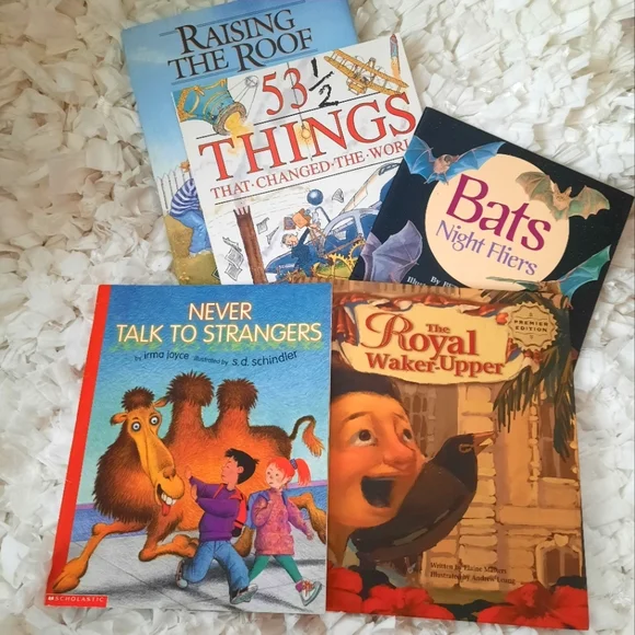 Science, Safety, Social Studies & Skills Children's Book Bundle 5 Books Used