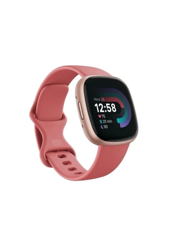 NEW Fitbit Versa 4 Fitness Smartwatch with Daily Readiness, GPS Copper Rose
