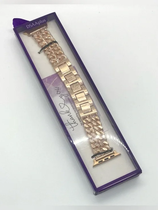 DSAA Plus Adjustable Rose Gold Chain Bracelet Smartwatch Band 90s Minimalist