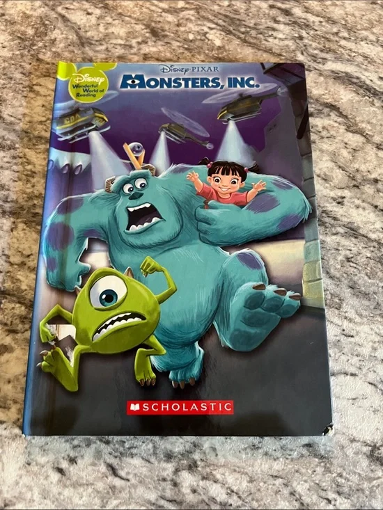 Monsters, Inc. Scholastic Kids Book GUC