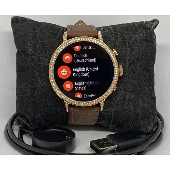 Fossil Gen 4 Authentic Digital Dial Smart Watch Custom Band FTW6015 LT302