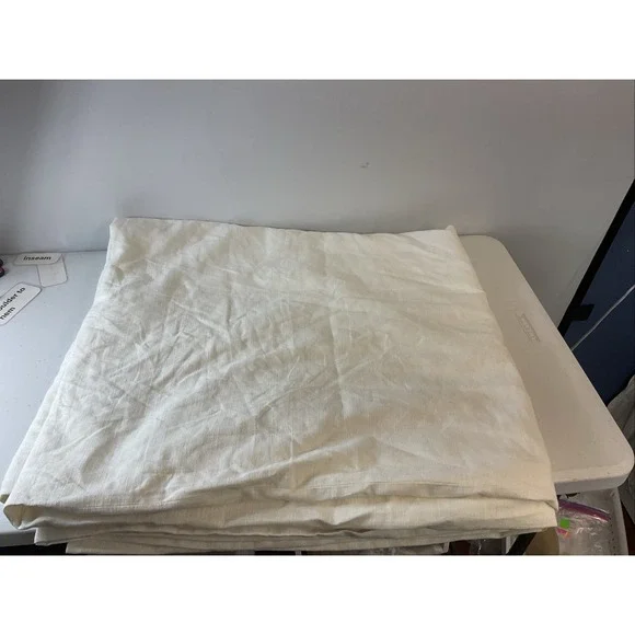 Pottery Barn 3-in-1 lined Linen Curtain Panel 100
