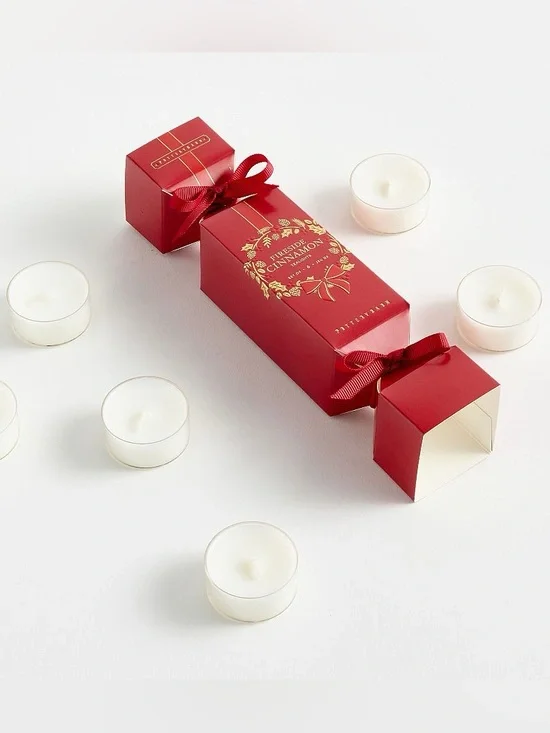 Pottery Barn Fireside Cinnamon Tealight Candles Set of 6