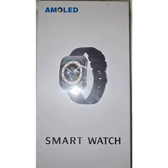 Fitness Smartwatch Touchscreen Waterproof Heart Rate Black Fast Shipping