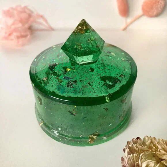 small resin trinket box