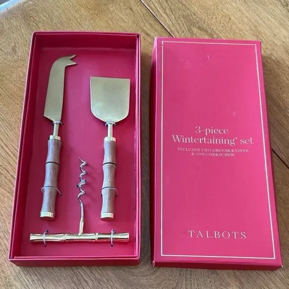 NEW Talbots 3-piece Wintertaining Set