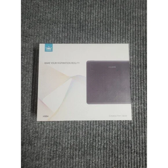 Huion HS64 Graphic‎ Drawing Tablet 8192 Battery-free Pen 4 Hot Keys Android Mode
