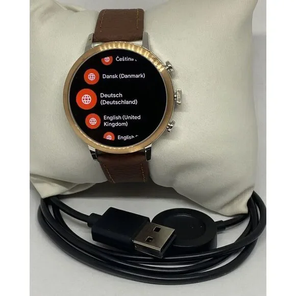 Fossil Gen 4 Authentic Digital Dial Smart Watch Custom Band FTW6016 DC86