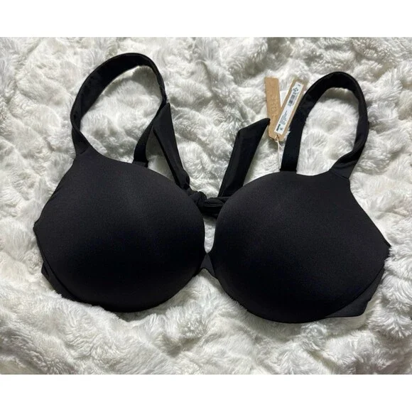 Skims Ultimate Push-Up Bikini Top Onyx