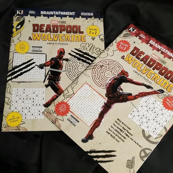 Deadpool‎ & Wolverine Coloring and Activity Book Set