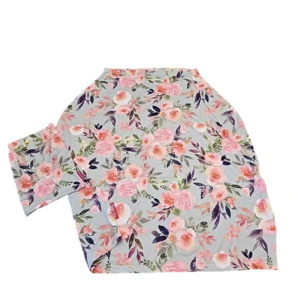 Pobi Baby‎ Nursing Cover Car Seat Canopy Stretchy Floral Print