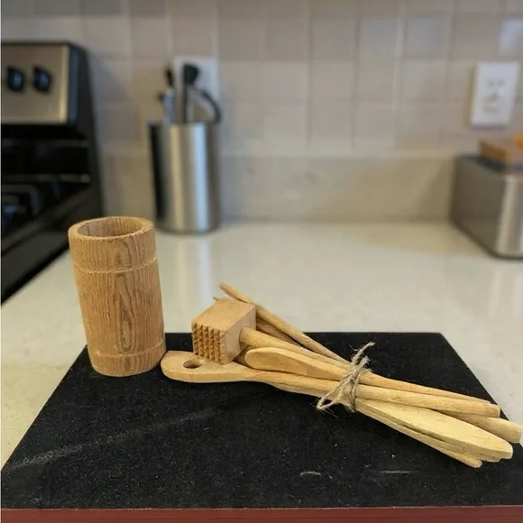 Natural Wood Utensil Set