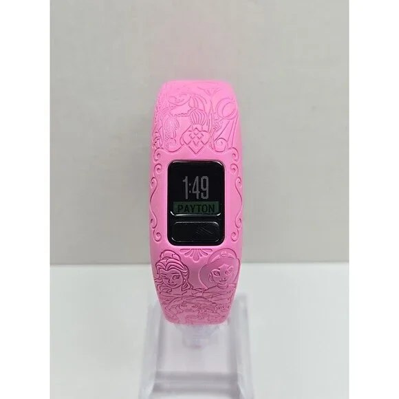 Garmin Vivofit Jr 2 Disney Princess Pink Kids Fitness Activity Tracker Swim Safe