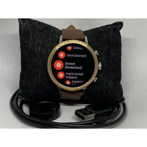 Fossil Gen 4 Authentic Digital Dial Smart Watch Custom Band FTW6016 LT329