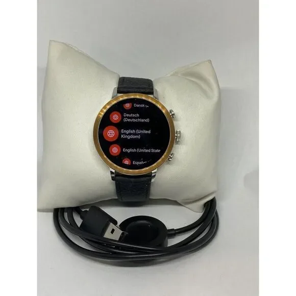 Fossil Gen 4 Authentic Digital Dial Smart Watch Custom Band FTW6016 DC178