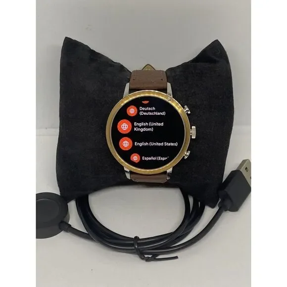Fossil Gen 4 Authentic Digital Dial Smart Watch Custom Band FTW6016 AB376