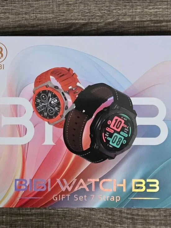 BIBI Watch B3 Smartwatch Gift Set (7-in-1 / 7 Strap Edition) BRAND NEW (SEALED)