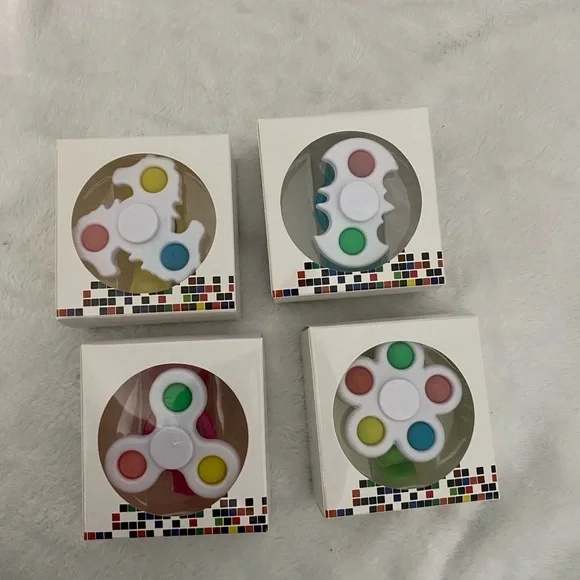 Colorful Fidget Spinner Set for Kids