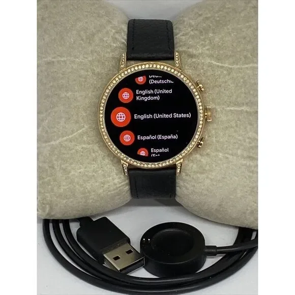 Fossil Gen 4 Authentic Digital Dial Smart Watch Custom Band FTW6015 CR746
