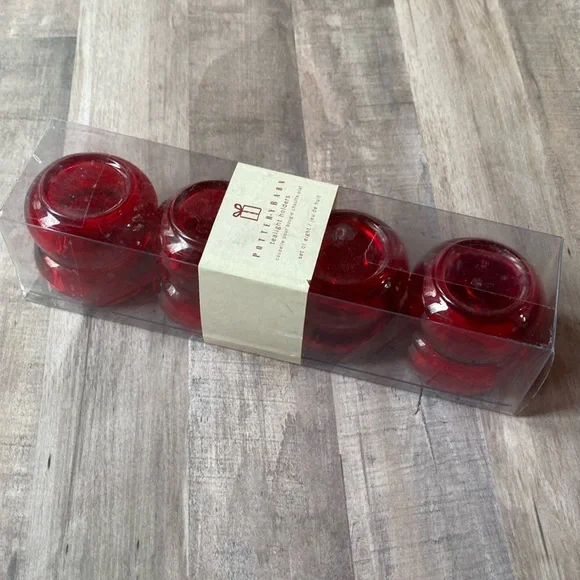 Pottery Barn tea light holders