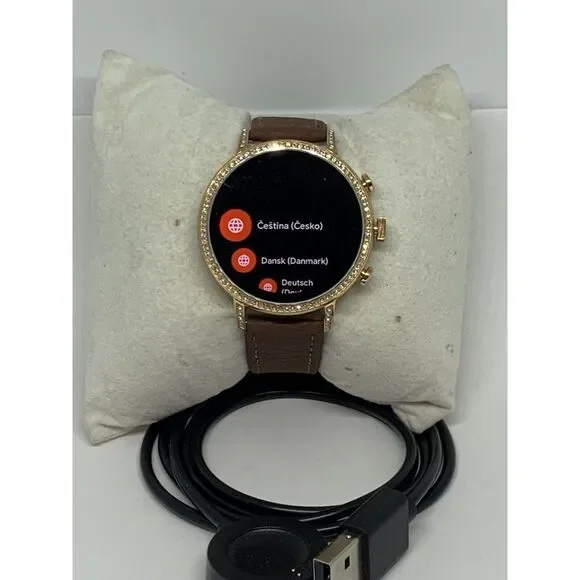 Fossil Gen 4 Authentic Digital Dial Smart Watch W/custom Band FTW6011 RZ119