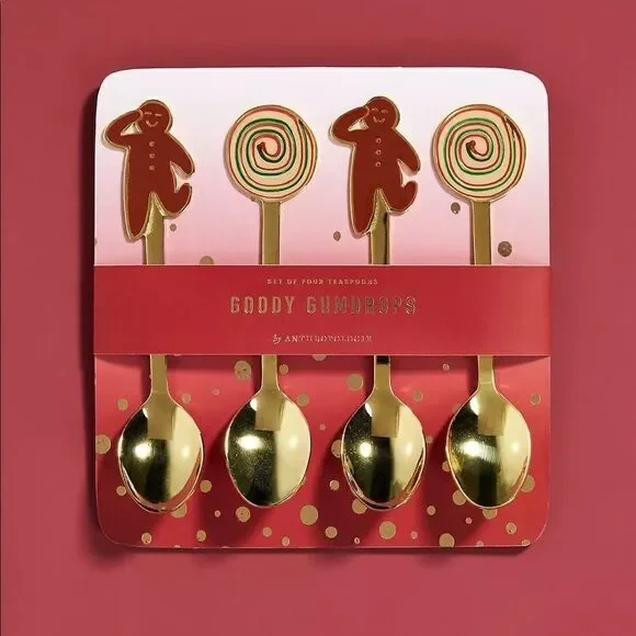 Set of 4 Goody Gumpdrops Teaspoons by Anthropologie