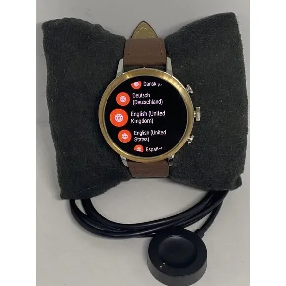 Fossil Gen 4 Authentic Digital Dial Smart Watch Custom Band FTW6016 AB505