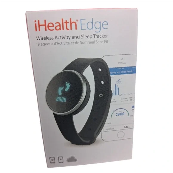 Ihealth Edge Black Wireless Activity and Sleep Tracker