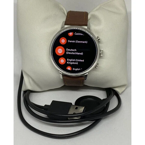 Fossil Gen 4 Authentic Digital Dial Smart Watch Custom Band FTW6017 DC104