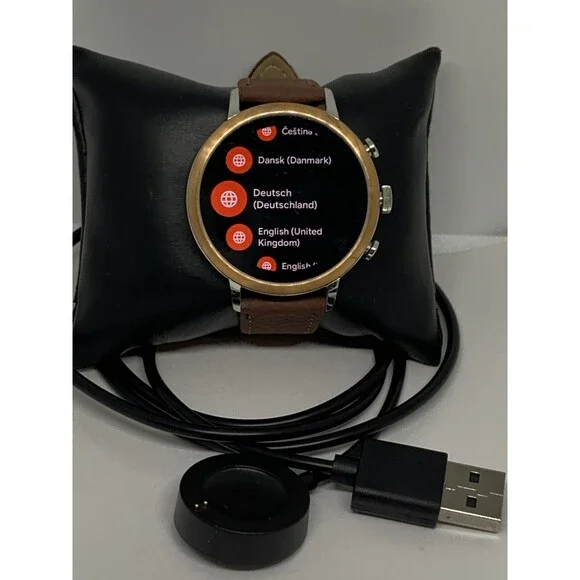Fossil Gen 4 Authentic Digital Dial Smart Watch Custom Band FTW6016 NP23