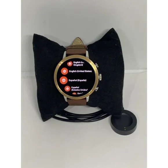 Fossil Gen 4 Authentic Digital Dial Smart Watch Custom Band FTW6016 AB122