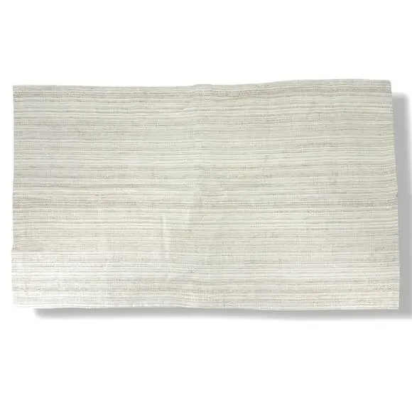 Restoration Hardware Striated Cotton Linen Pillow Sham King Size Natural