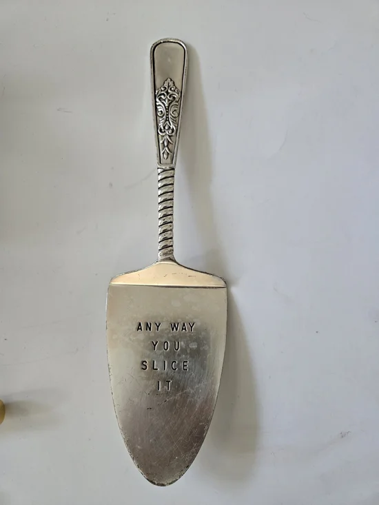 Silver Cake Server - Any Way You Slice It