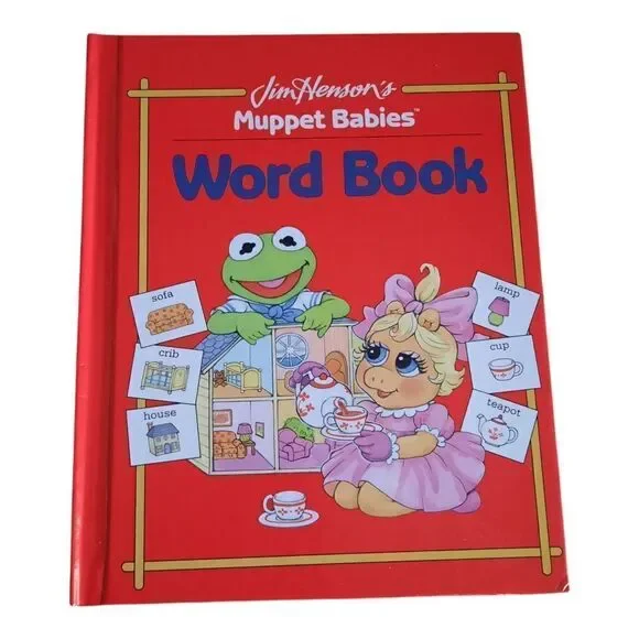 Jim Hensons Muppet Babies Red Word Book