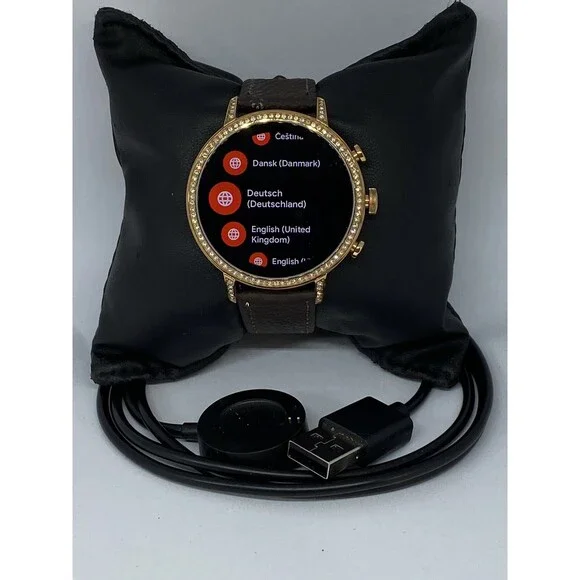 Fossil Gen 4 Authentic Digital Dial Smart Watch Custom Band FTW6011 CR149