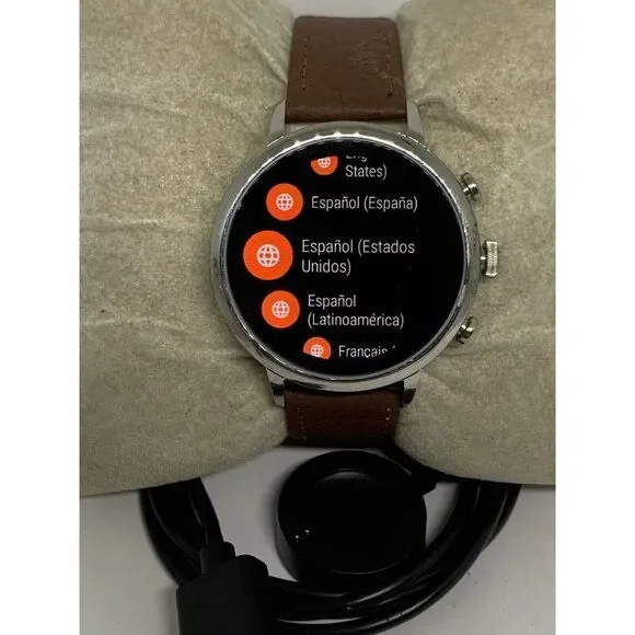 Fossil Gen 4 Authentic Digital Dial Smart Watch Custom Band FTW6017 BA203